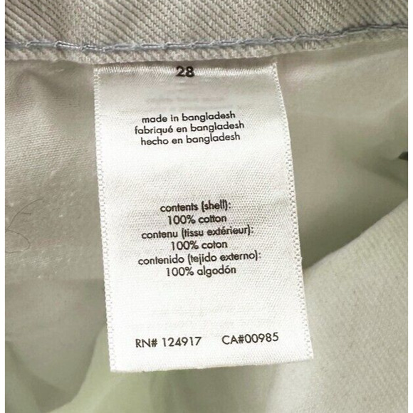 WeWoreWhat Womens Wide Leg High Rise Jeans Size 28 Denim Icy White 100% Cotton - Picture 9 of 10